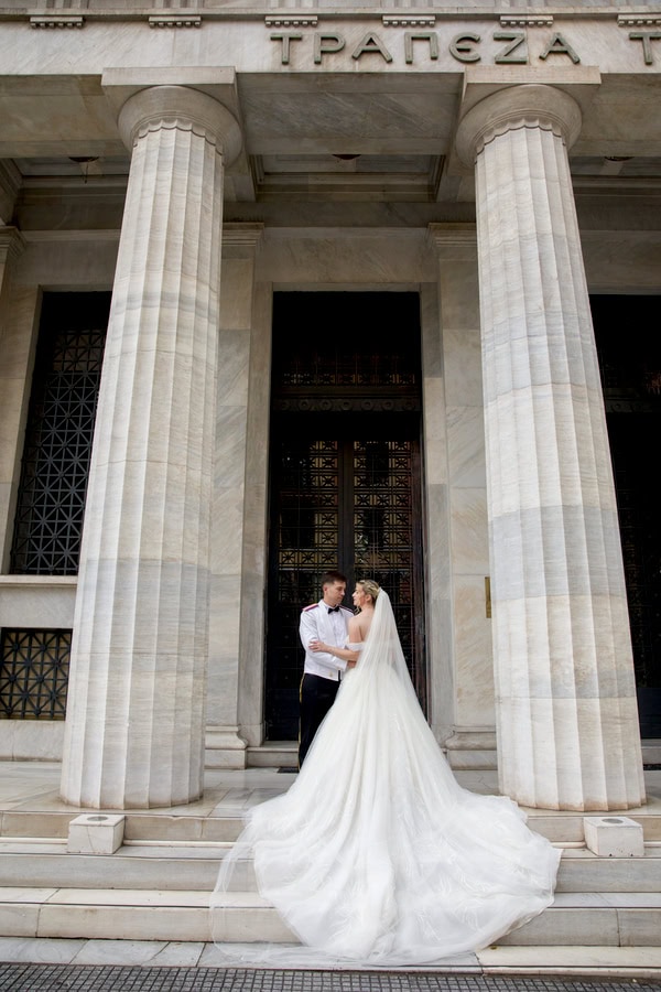 Military Wedding Thessaloniki White Flowers