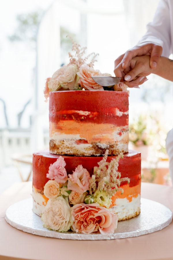 Romantic Beachside Styled Shoot Pastel Flowers Naxos