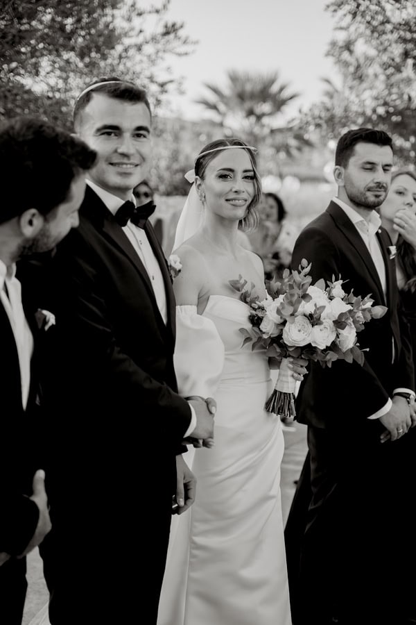 Romantic Chic Wedding Heraklio With White Flowers