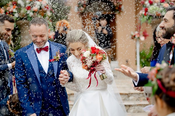 Romantic Colorful Wedding Athens