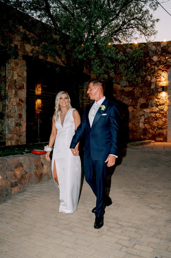 Romantic Summer Wedding Ktima Laas White Hydrangeas