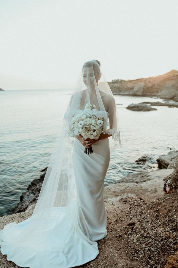 Romantic Summer Wedding White Flower Arrangements