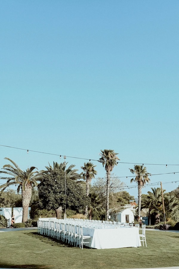 Romantic Summer Wedding White Flower Arrangements