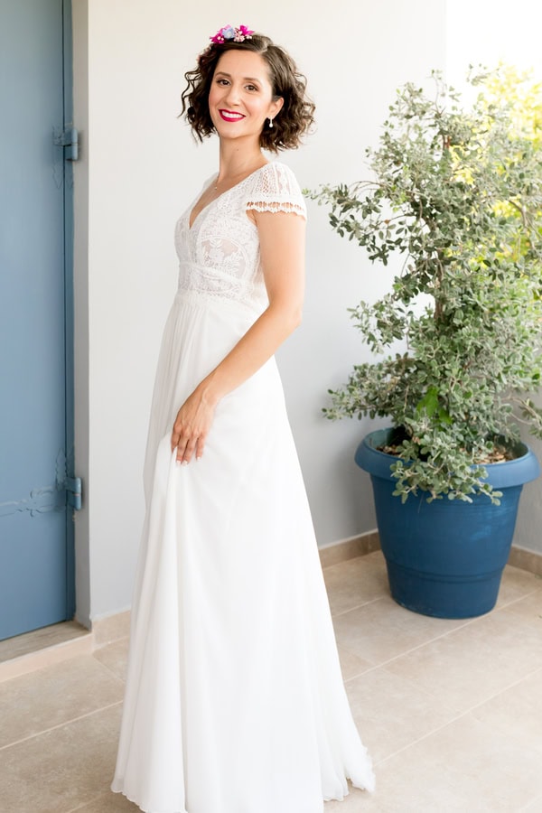 Romantic Summer Wedding With Bougainvillea Bold Colors