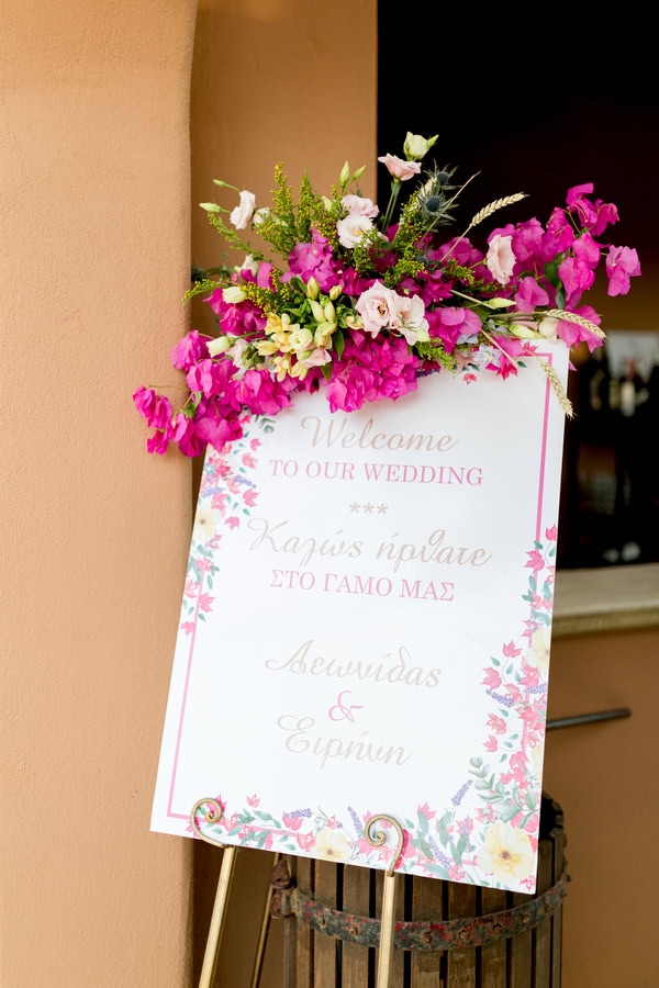 Romantic Summer Wedding With Bougainvillea Bold Colors