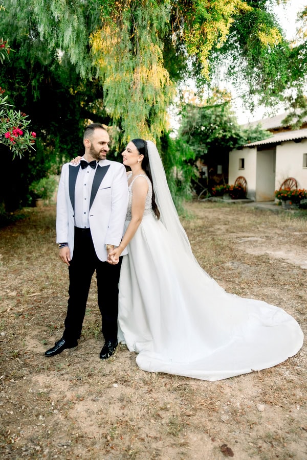 Romantic Summer Wedding With White And Gold Details