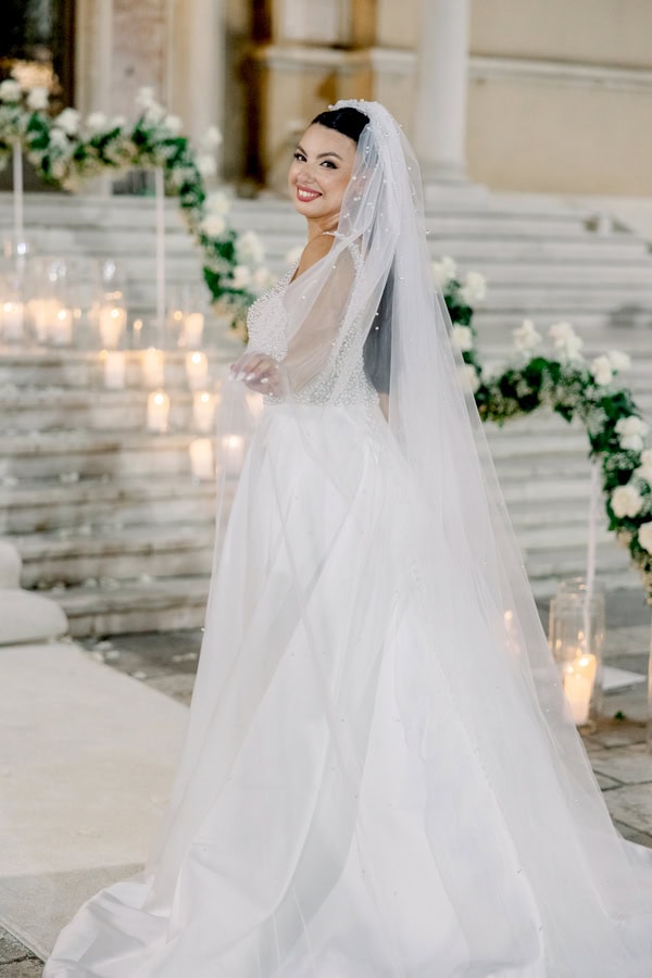 Romantic Summer Wedding With White And Gold Details