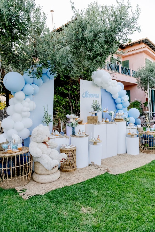 Romantic Wedding Baptism Athens Hydrangeas