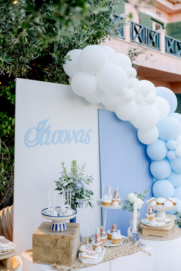 Romantic Wedding Baptism Athens Hydrangeas