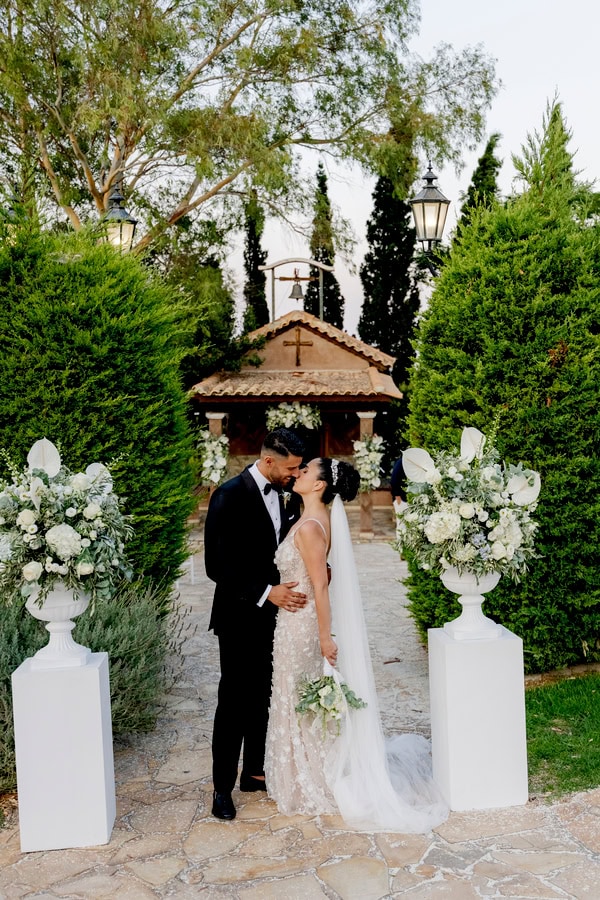 Romantic Wedding Baptism Athens Hydrangeas