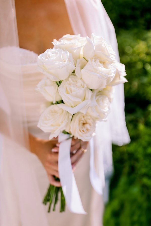 Romantic Wedding With White Florals