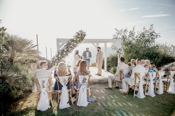 Serene Coastal Wedding Mediterranean Details