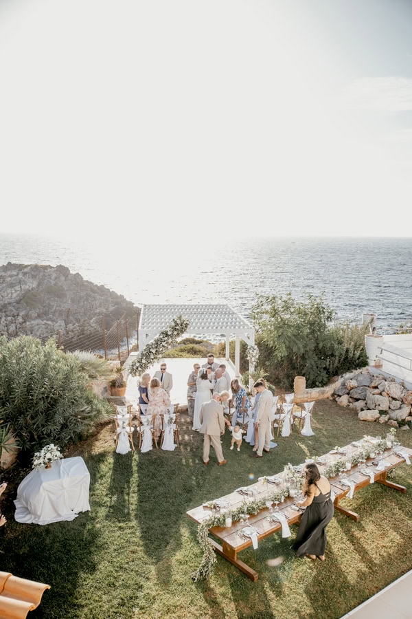 Serene Coastal Wedding Mediterranean Details