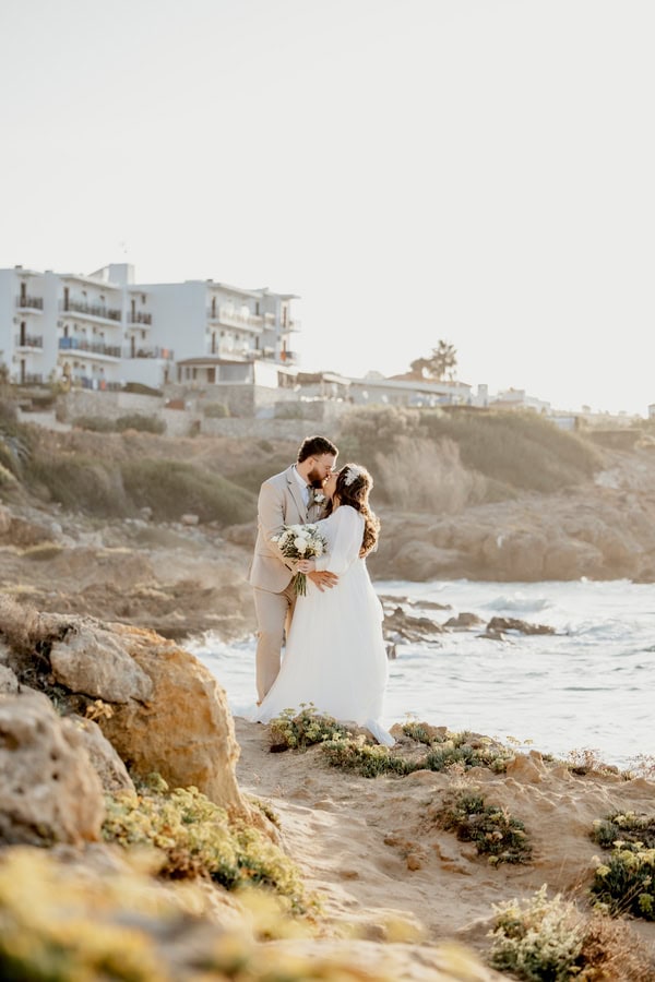Serene Coastal Wedding Mediterranean Details