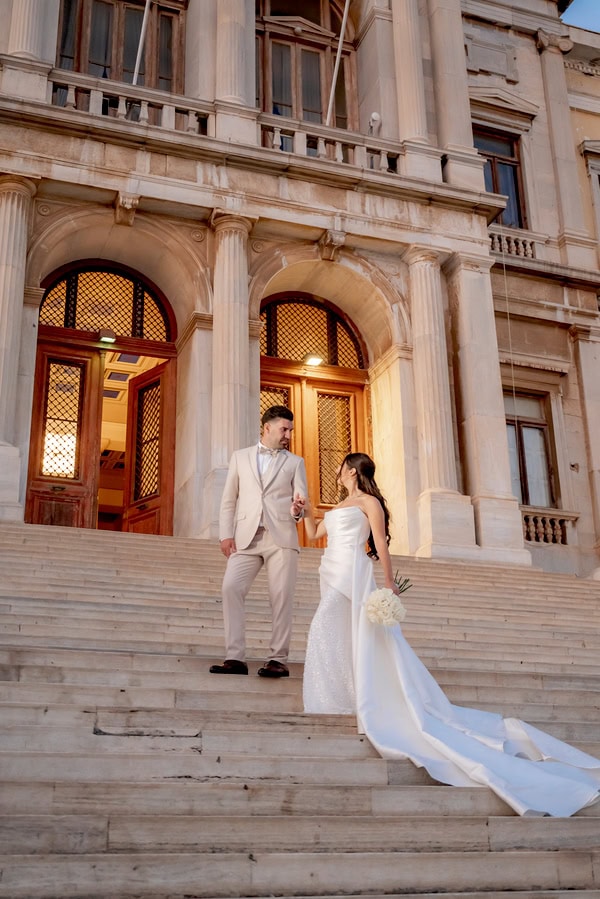 Summer Chic Wedding In Syros