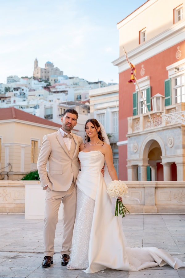 Summer Chic Wedding In Syros