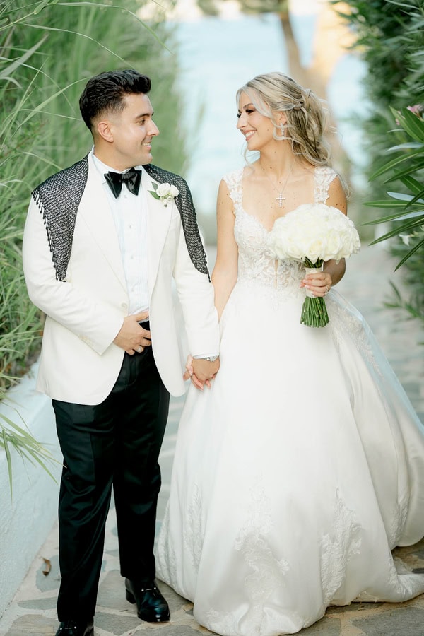 Aegean Inspired Coastal Elegant Wedding