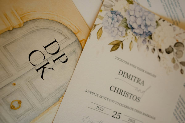 Aegean Inspired Coastal Elegant Wedding