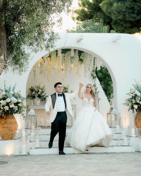 Aegean Inspired Coastal Elegant Wedding
