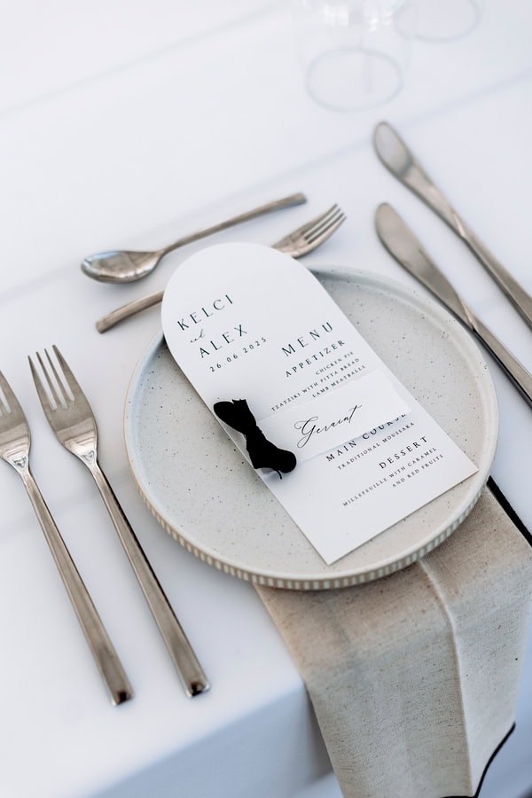 Beautiful Destination Wedding Caldera View