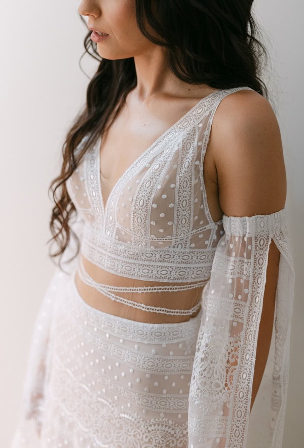 Boho Chic Wedding White Details Kozani