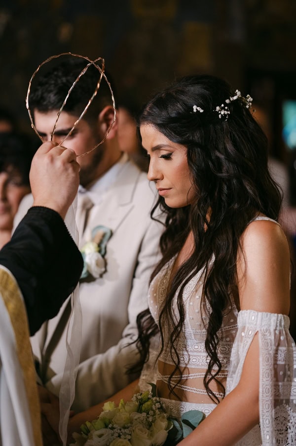 Boho Chic Wedding White Details Kozani