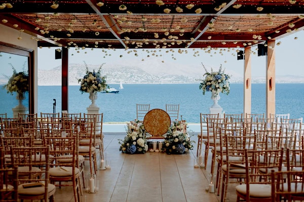 Coastal Wedding Athenian Riviera Romantic Details