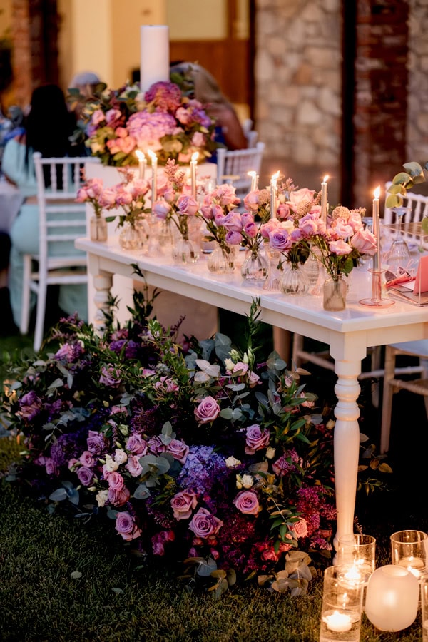 Drama Romantic Floral Wedding
