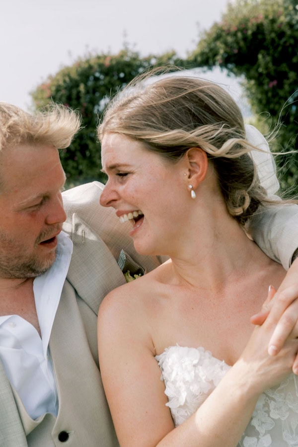 Dreamy Seaside Wedding Crete Vibrant Flowers