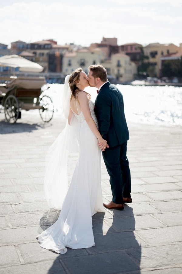Heartfelt Summer Wedding Crete Blue Florals