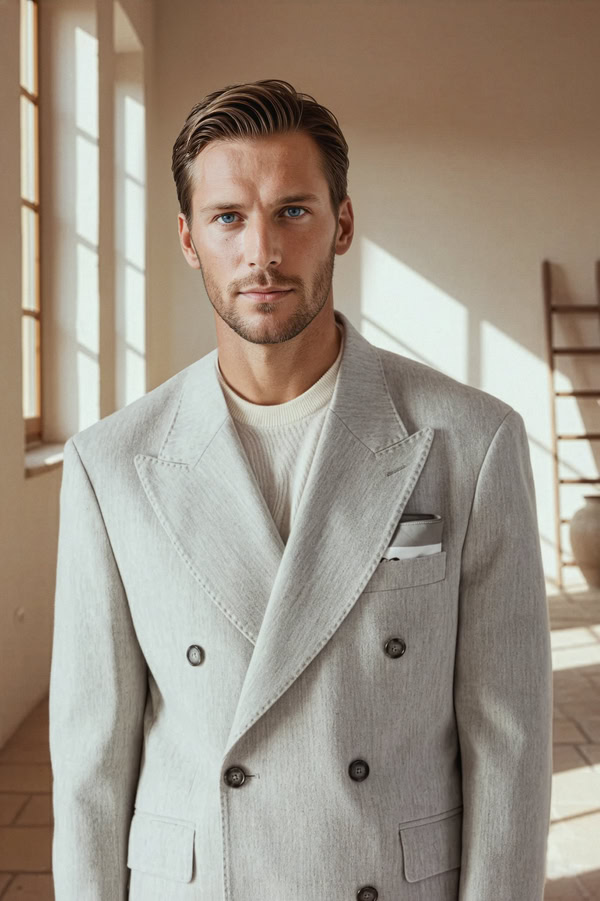 Modern Groom Look Wedding Elio Evan