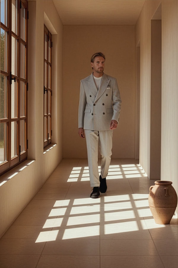 Modern Groom Look Wedding Elio Evan