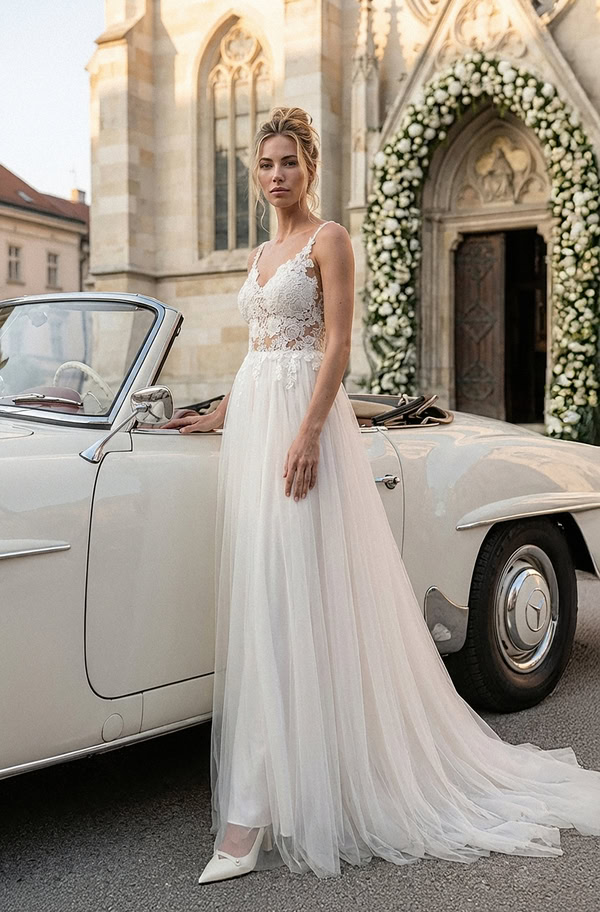 Romantic Modern Bridal Collection Alkmini Atelier