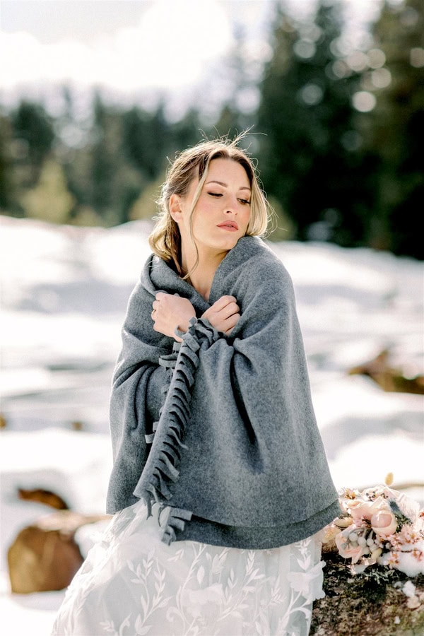 Romantic Styled Shoot Snowy Setting