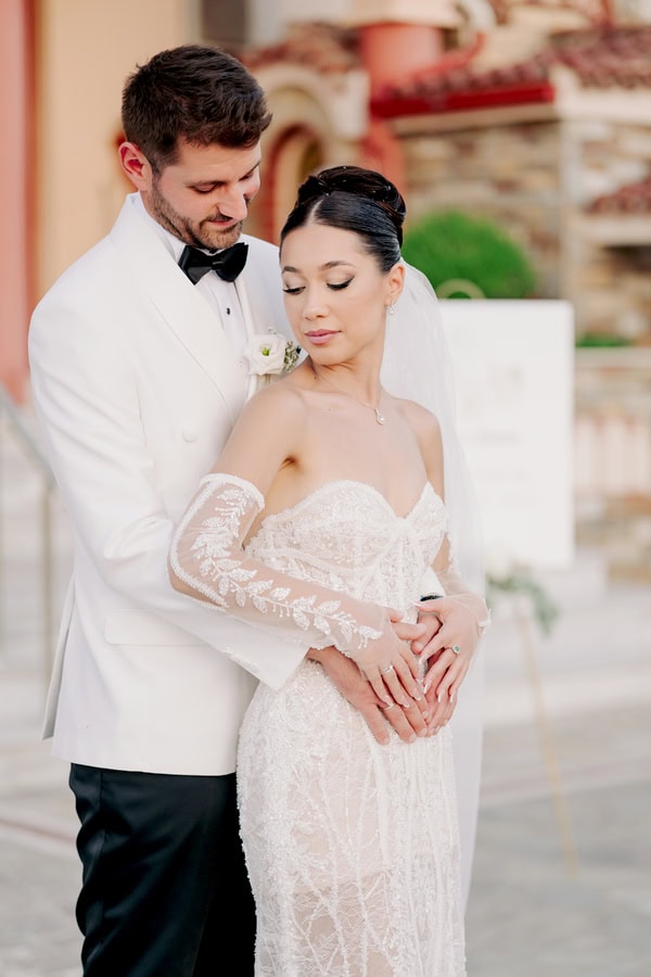 Romantic Summer Wedding Larisa White Details