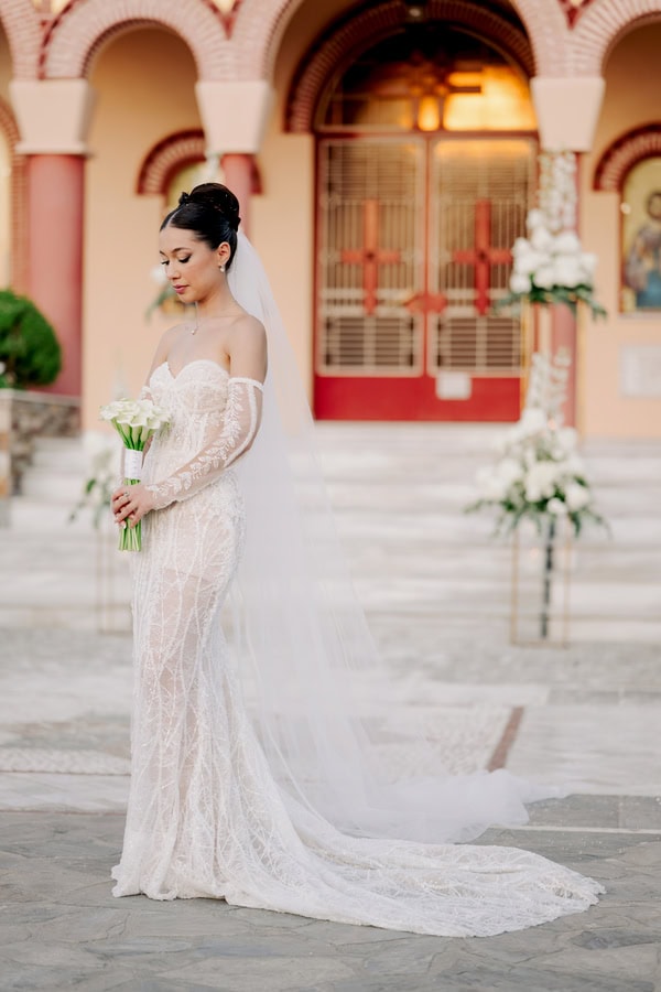 Romantic Summer Wedding Larisa White Details