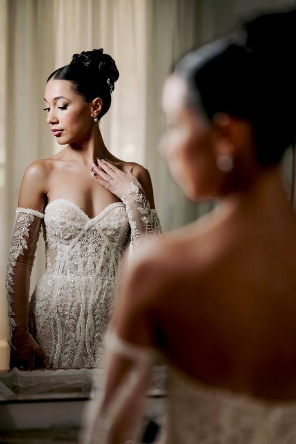 Romantic Summer Wedding Larisa White Details