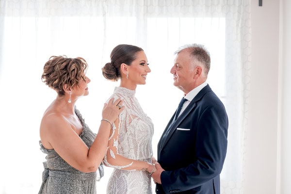 Romantic Wedding Athens White Flowers