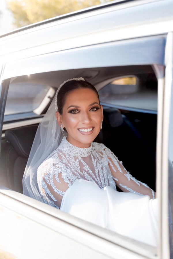 Romantic Wedding Athens White Flowers