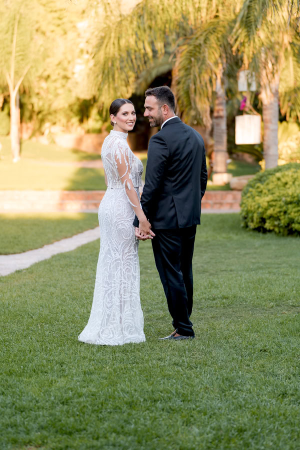 Romantic Wedding Athens White Flowers