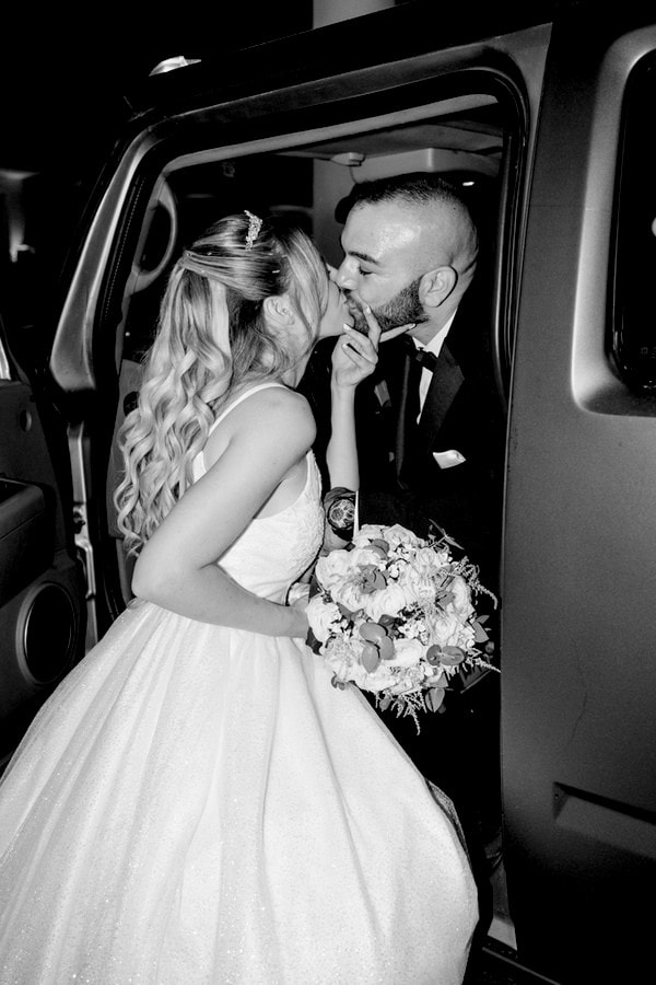 Romantic Wedding Drama With White Flowers