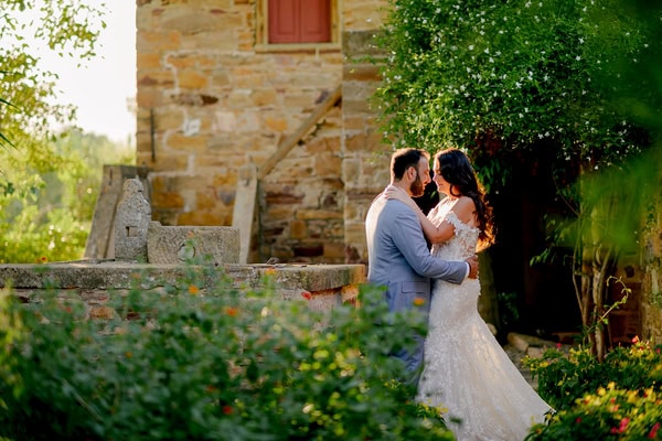 Romantic White Details Wedding In Chios