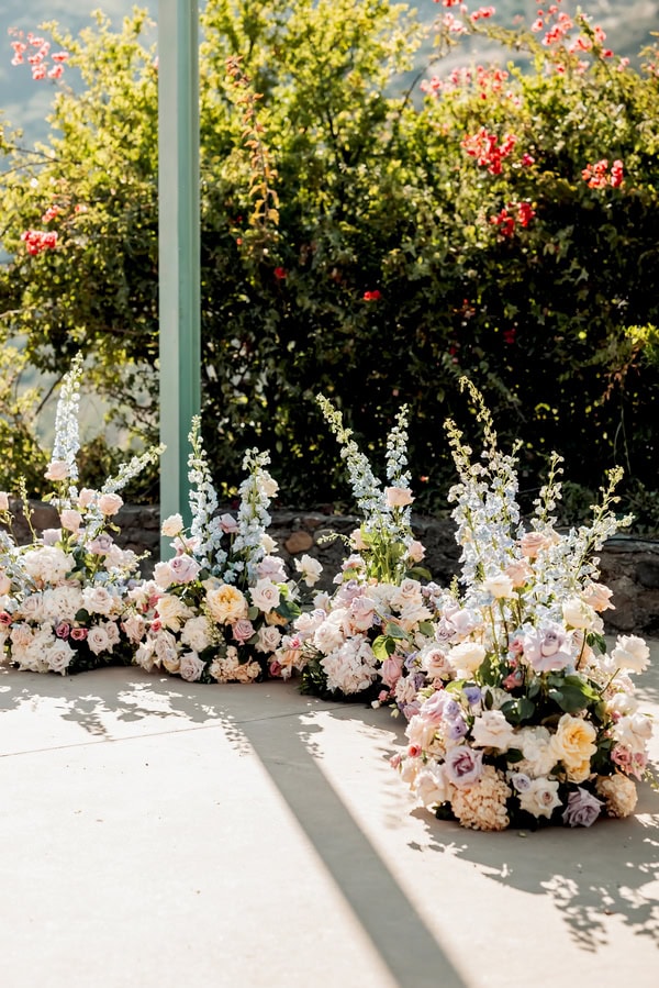 Summer Destination Wedding Chania Pastel Romantic Style