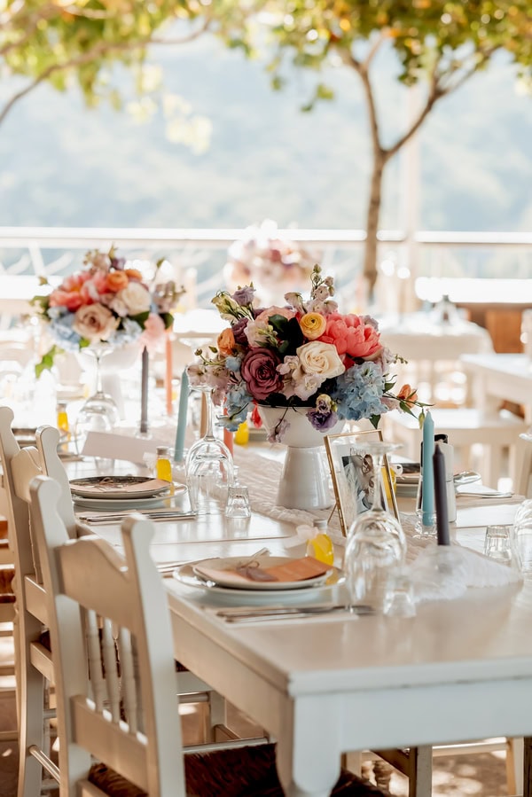 Summer Destination Wedding Chania Pastel Romantic Style