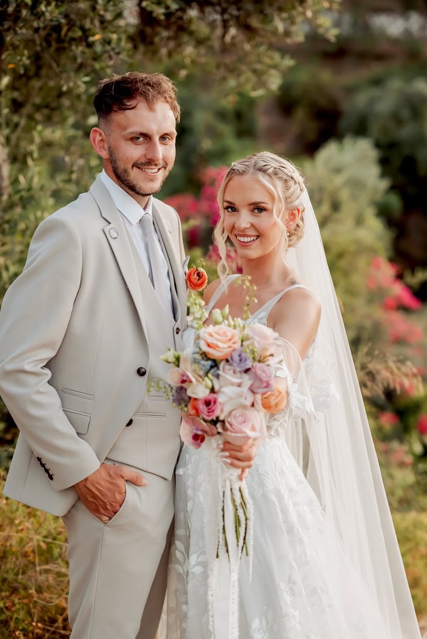 Summer Destination Wedding Chania Pastel Romantic Style
