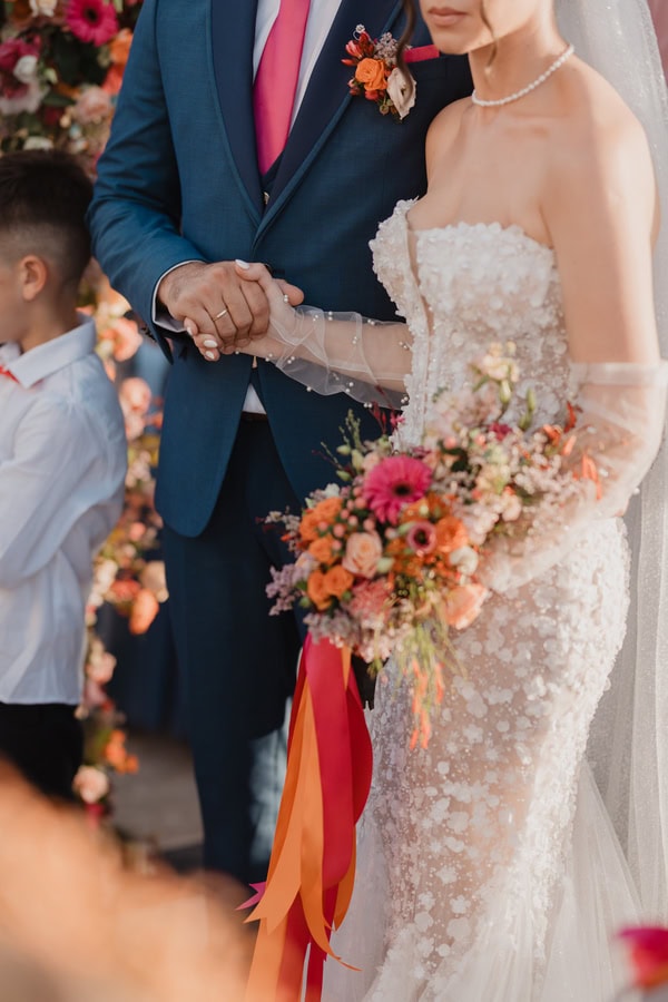 Summer Wedding Ierapetra Beautiful Colorful Flowers