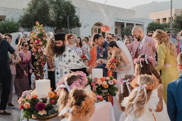 Summer Wedding Ierapetra Beautiful Colorful Flowers