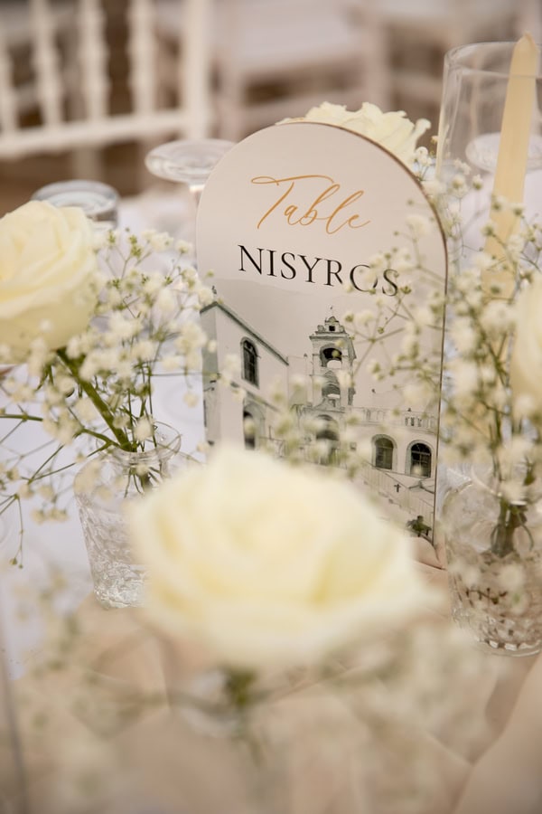 Summer Wedding In Kos With White Flowers And Nature