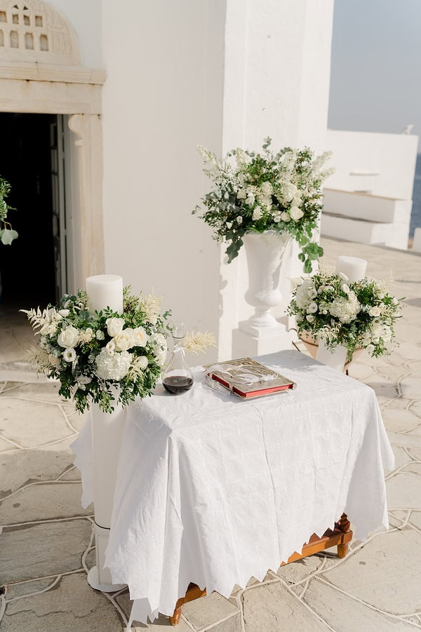 Summer Wedding In Sifnos Aegean View