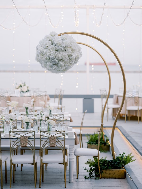 Summer Wedding White Palette Romantic Details